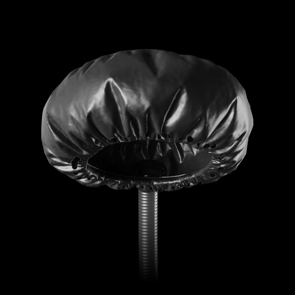 Professional Bonnet Hair Dryer, Ionic 500 watts, Black